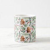 Aquarell Christmas Pattern Lebkuchen Kaffeetasse (Mittel)