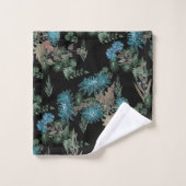 Aquarell, Chrysanthemen Badhandtuch Set (Waschlappen)