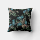 Aquarell, Chrysanthemen Kissen (Rückseite)