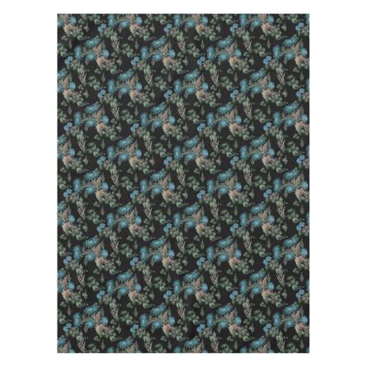 Aquarell, Chrysanthemen Tischdecke (Vorderseite)