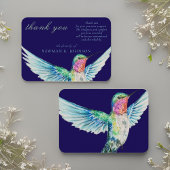 Aquarell Classic Hummingbird Memorial Vielen Dank Mitteilungskarte
