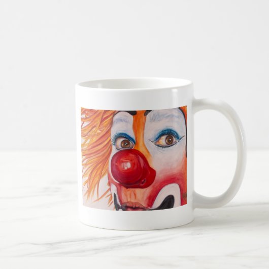 Aquarell-Clown #10 Kaffeetasse (Rechts)