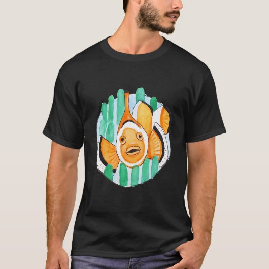 Aquarell-Clownfisch T-Shirt (Vorderseite)
