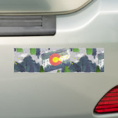 Aquarell-Colorado-Grau Autoaufkleber (Auf Auto)