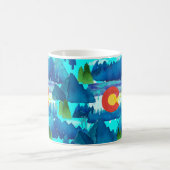 Aquarell Colorado Kaffeetasse (Mittel)