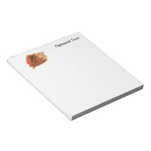 Aquarell Conch-Seeschnecke Notizblock