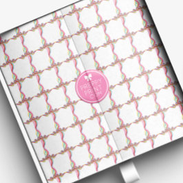 Aquarell Confetti Weihnachtsband und Bows Seidenpapier