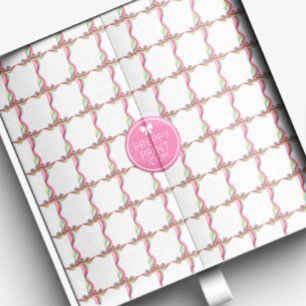 Aquarell Confetti Weihnachtsband und Bows Seidenpapier