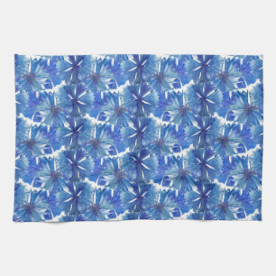 Aquarell Cornflowerslichtung Geschirrtuch