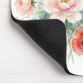 Aquarell Cottage-Garten Wildblumenstrauß Mousepad (Ecke)