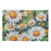 Aquarell Daisy Blume Garten Kissenbezug (Rückseite)