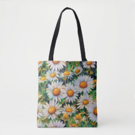 Aquarell Daisy Blume Garten Tasche