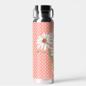 Aquarell Daisy Bouquet auf Punkten Trinkflasche (Vorne)
