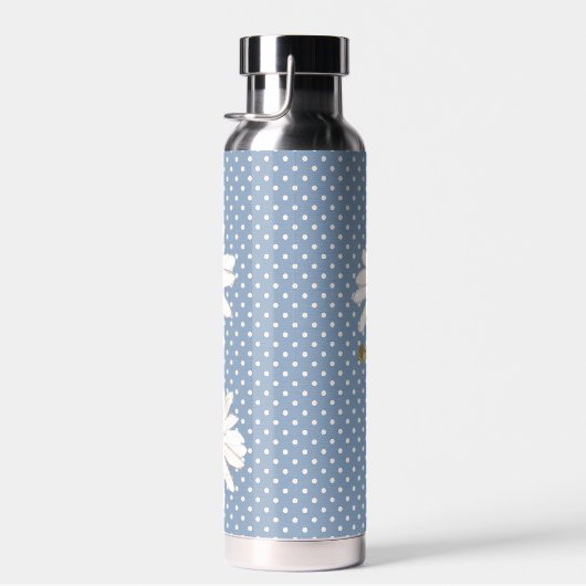 Aquarell Daisy Bouquet auf Punkten Trinkflasche (Rechts)