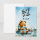 Aquarell Dankeskarte (Vorne/Hinten)