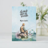 Aquarell Dankeskarte (Stehend Vorderseite)