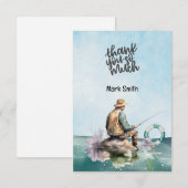Aquarell Dankeskarte (Vorne/Hinten)