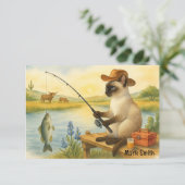 Aquarell Dankeskarte (Stehend Vorderseite)