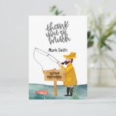 Aquarell Dankeskarte (Stehend Vorderseite)