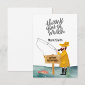 Aquarell Dankeskarte (Vorne/Hinten)