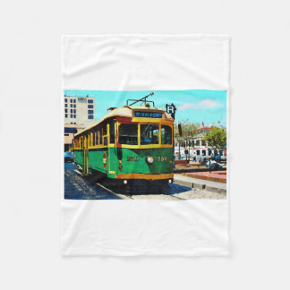 Aquarell-Darstellung der Reise mit der Uferstraßen Fleecedecke
