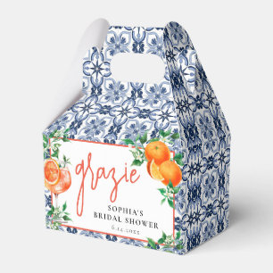 Aquarell Das ist amore Spritz Positano Blaue Flies Geschenkschachtel