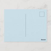 Aquarell Delfine Postkarte (Rückseite)