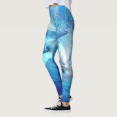 Aquarell-Delphin-Digital-Kunst Leggings (Links)