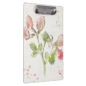 Aquarell der süßen Erbse Klemmbrett (Rechts)