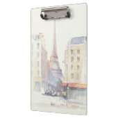 Aquarell des Eiffelturm-| Paris Klemmbrett (Links)