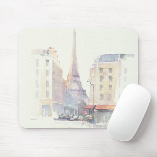 Aquarell des Eiffelturm-| Paris Mousepad (Mit Mouse)
