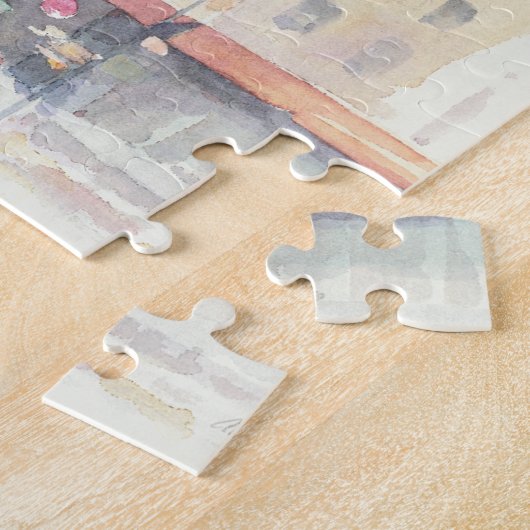 Aquarell des Eiffelturm-| Paris Puzzle (Seite)