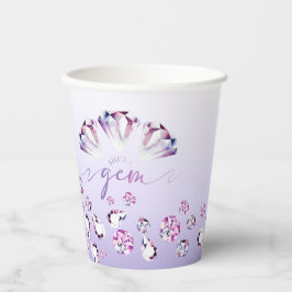 Aquarell Diamond Sie ist ein Geburtstagspapier von Pappbecher