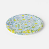 Aquarell Die Blume des Feldes . Chamomile Pappteller (Schrägansicht)