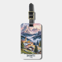 Aquarell Dolomiten Italien Alpen Berge Maßanfertig