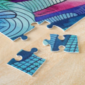 Aquarell-Doodle-Puzzle Puzzle (Seite)