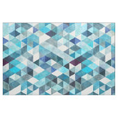 Aquarell-Dreiecke blau Stoff (Fat Quarter (45,7 x 55,9 cm))