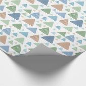 Aquarell-Dreiecke Geschenkpapier (Ecke)