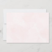 Aquarell Eiffel Tower Paris Baby Dusche Foto Einladung (Rückseite)