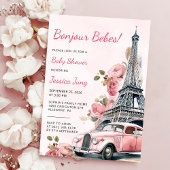 Aquarell Eiffel Tower Paris Baby Dusche Party Einladung