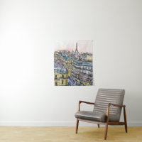 Aquarell-Eiffelturm u. Paris der Bestimmungsort-|