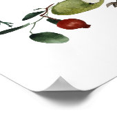 Aquarell ein spannendes Weihnachtsposter der Hoffn Poster (Ecke)