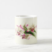 Aquarell einer Orchidee, Phalaenopsis - Kaffeetasse (Mittel)