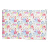 Aquarell-Einhorn-u. Pegasus-Muster Kissenbezug (Rückseite-Links)