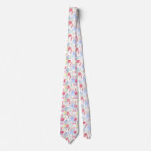 Aquarell-Einhorn-u. Pegasus-Muster Krawatte (Vorderseite)