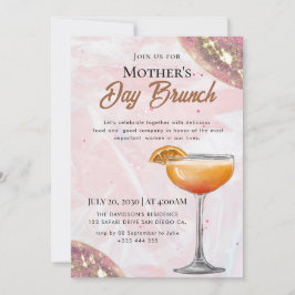 Aquarell-Einladungen zum Muttertagsbrunch Einladung
