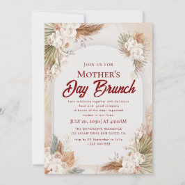 Aquarell-Einladungen zum Muttertagsbrunch Einladung