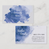 Aquarell-einzigartige Visitenkarten Visitenkarte (Vorne/Hinten)
