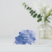 Aquarell-einzigartige Visitenkarten Visitenkarte (Stehend Vorderseite)