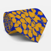 Aquarell Einzigartiger Luxus Blume Print Krawatte (Gerollt)
